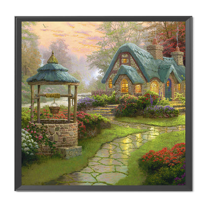 Country House - 11CT Stamped Cross Stitch 50*50CM