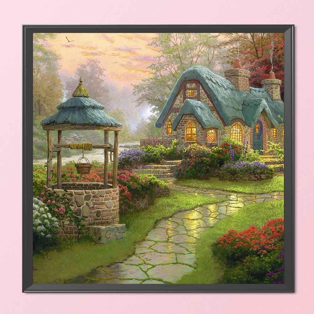 Country House - 11CT Stamped Cross Stitch 50*50CM