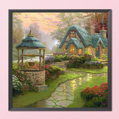 Country House - 11CT Stamped Cross Stitch 50*50CM