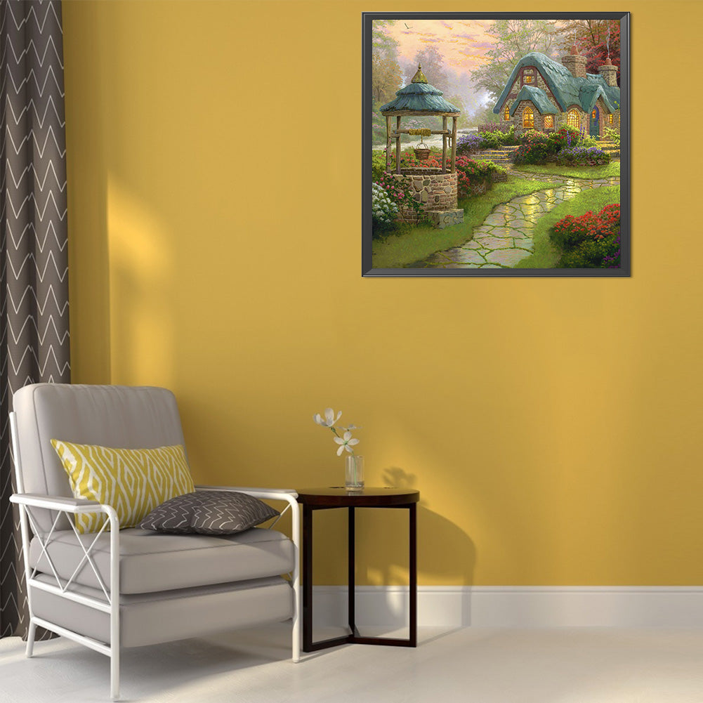 Country House - 11CT Stamped Cross Stitch 50*50CM