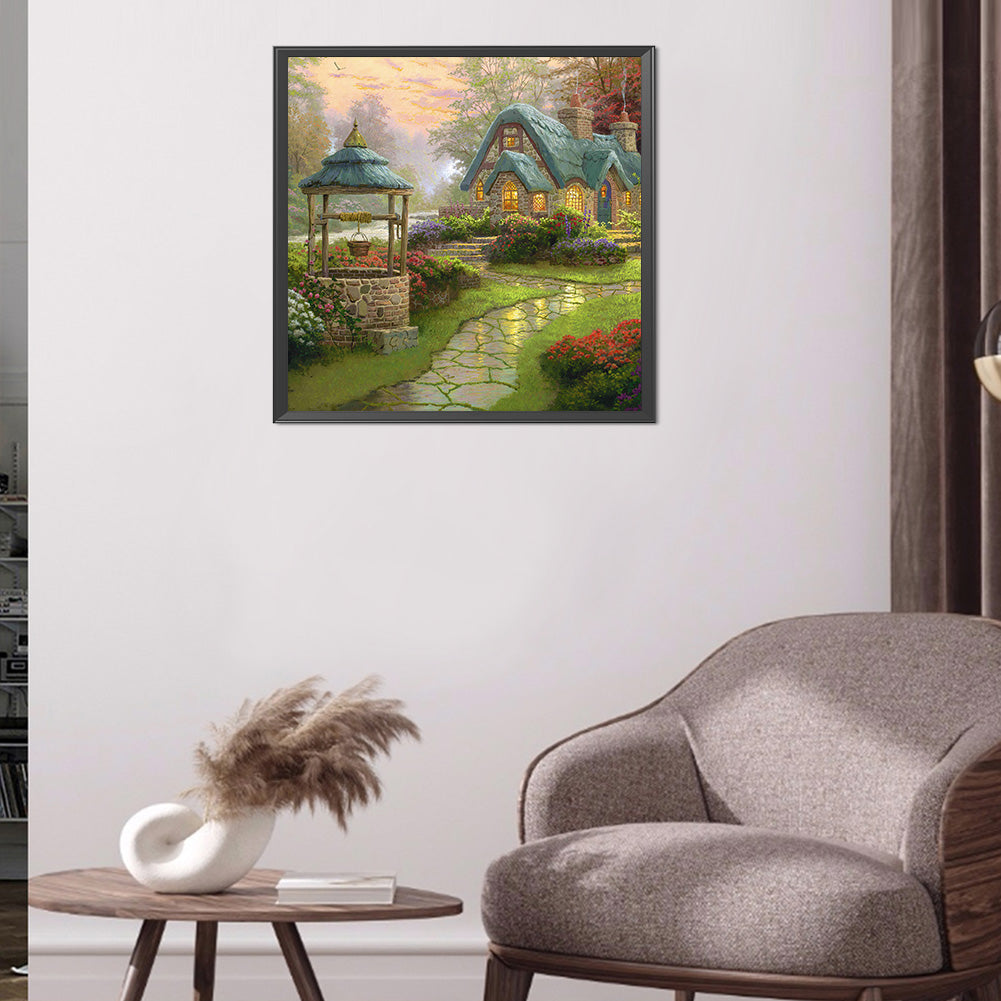 Country House - 11CT Stamped Cross Stitch 50*50CM