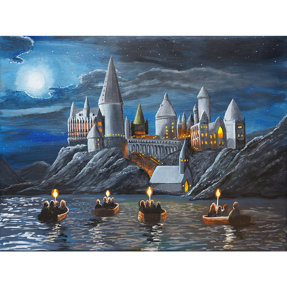 Harry Potter Academy - 11CT Stamped Cross Stitch 40*30CM