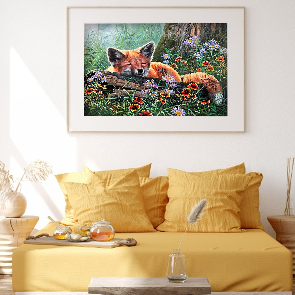 Fox - Full Square Drill Diamond Painting 30X40CM