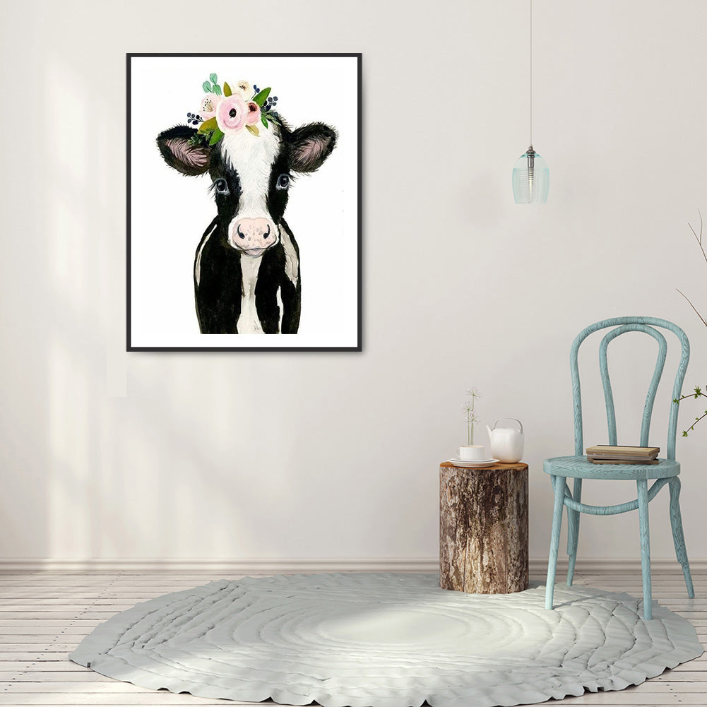 Cows - Full Round Drill Diamond Painting 30*40CM
