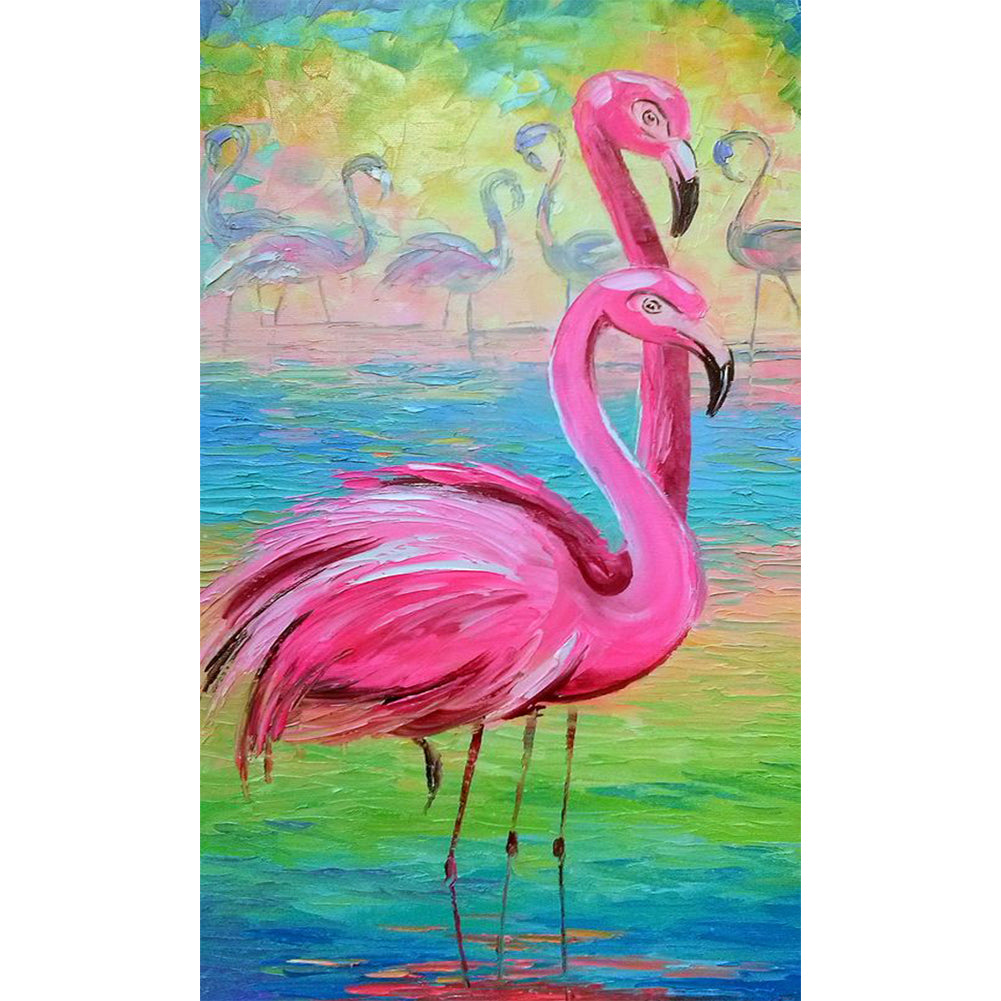 Flamingo - Full Square Drill Diamond Painting 30X40CM