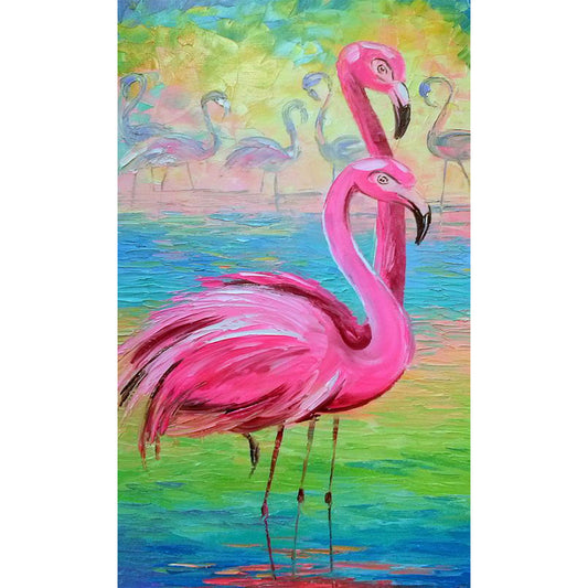 Flamingo - Full Square Drill Diamond Painting 30X40CM