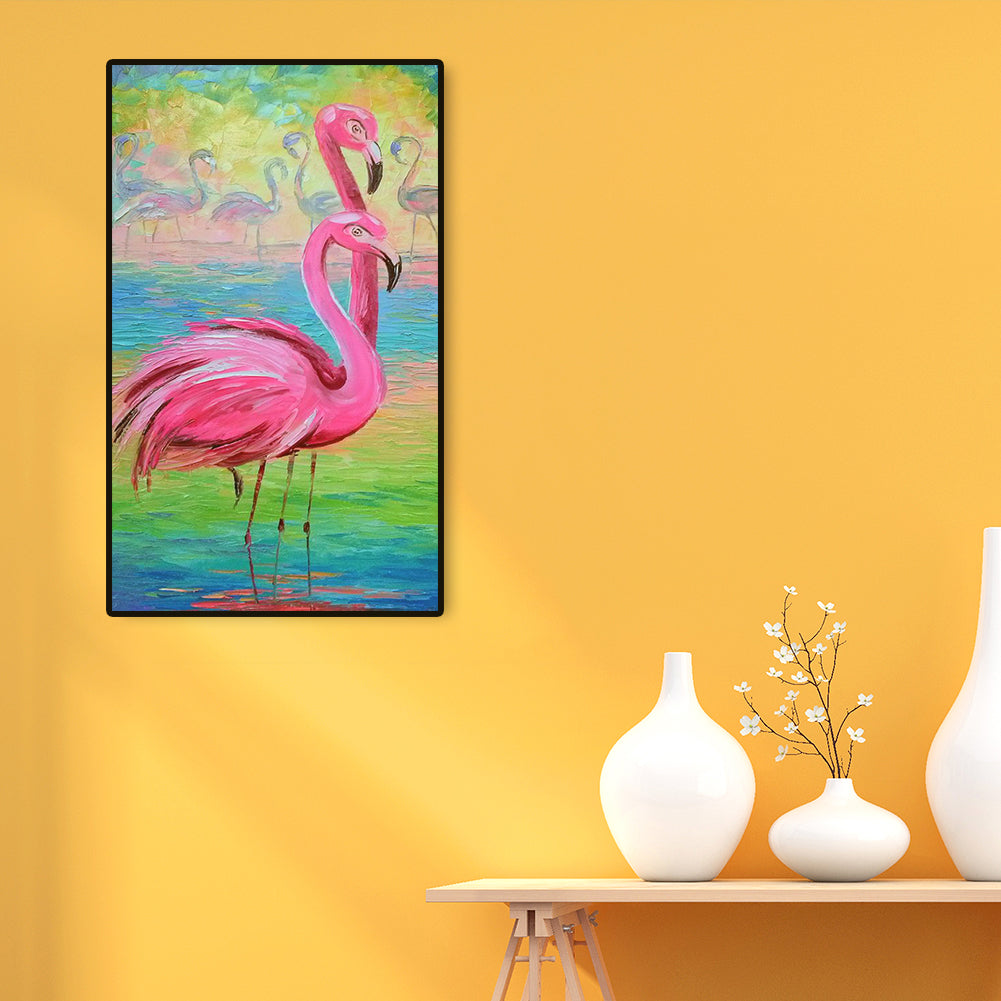 Flamingo - Full Square Drill Diamond Painting 30X40CM