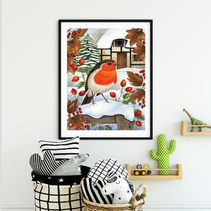 Bird - Full Square Drill Diamond Painting 30X40CM