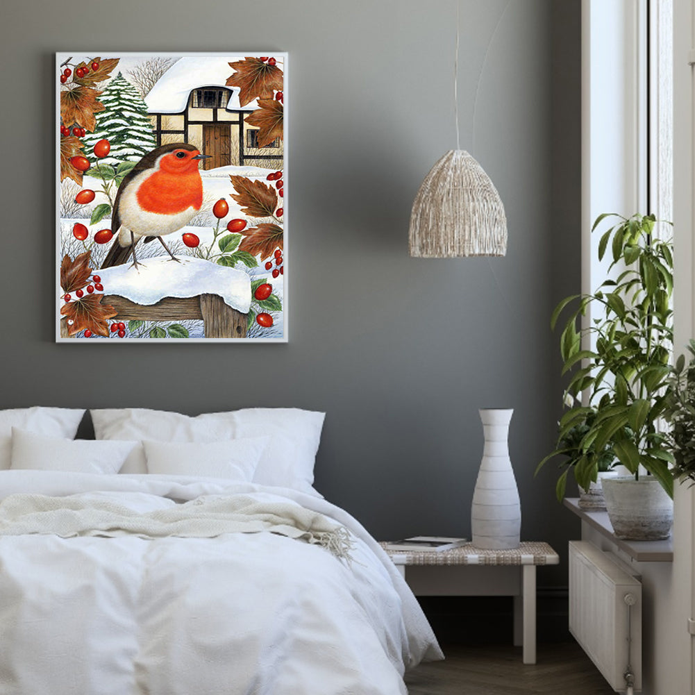 Bird - Full Square Drill Diamond Painting 30X40CM