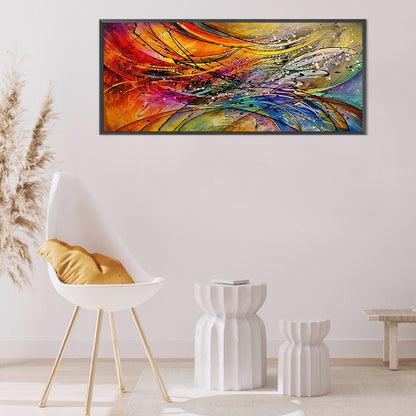 Flowing Lines - Full Square Drill Diamond Painting 110*50CM