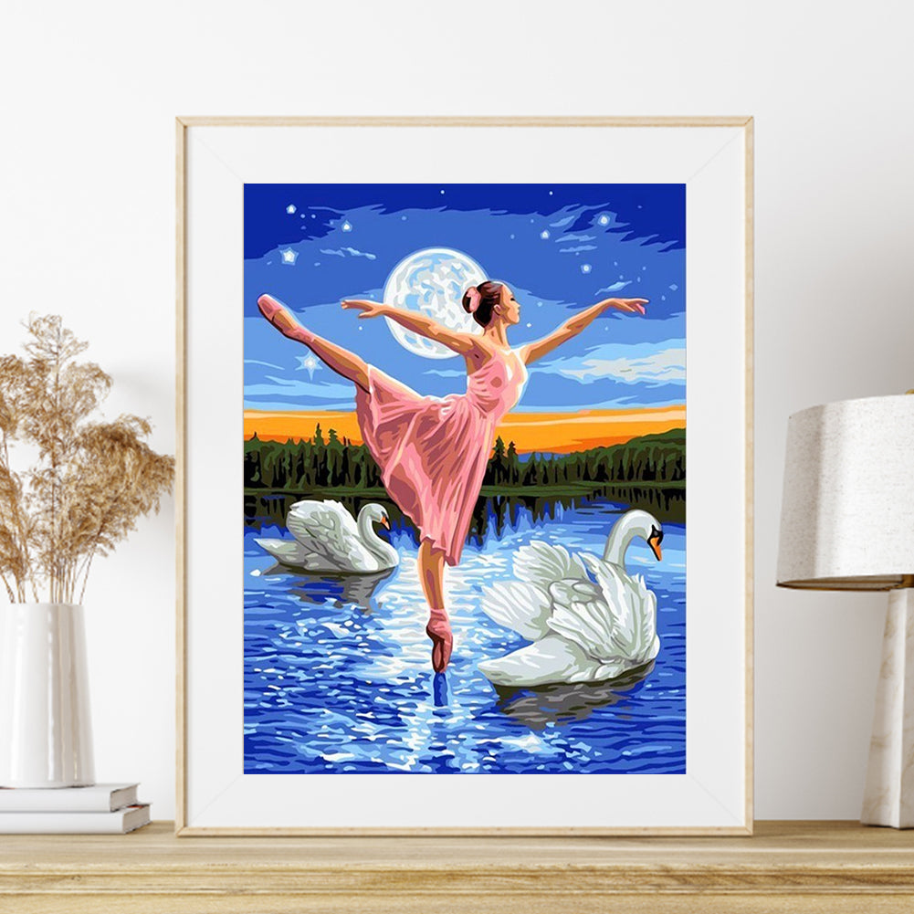 Ballet Girl - Full Round Drill Diamond Painting 30*40CM