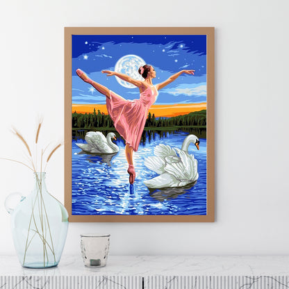 Ballet Girl - Full Round Drill Diamond Painting 30*40CM