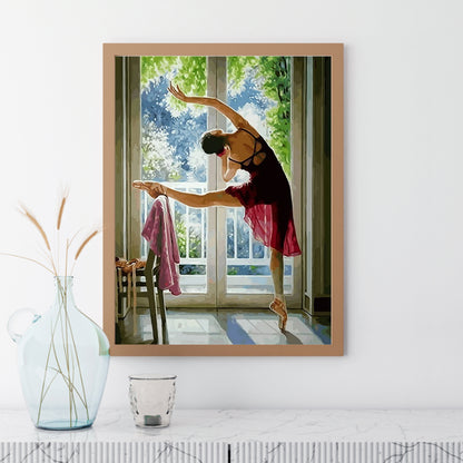 Ballet Girl - Full Round Drill Diamond Painting 30*40CM