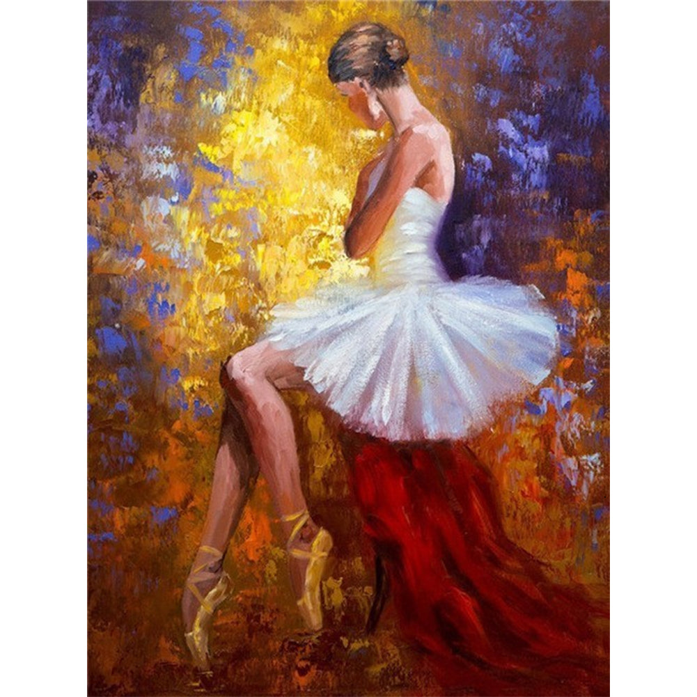 Ballet Girl - Full Round Drill Diamond Painting 30*40CM