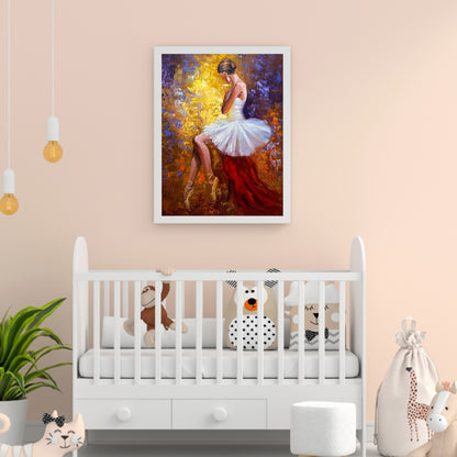 Ballet Girl - Full Round Drill Diamond Painting 30*40CM