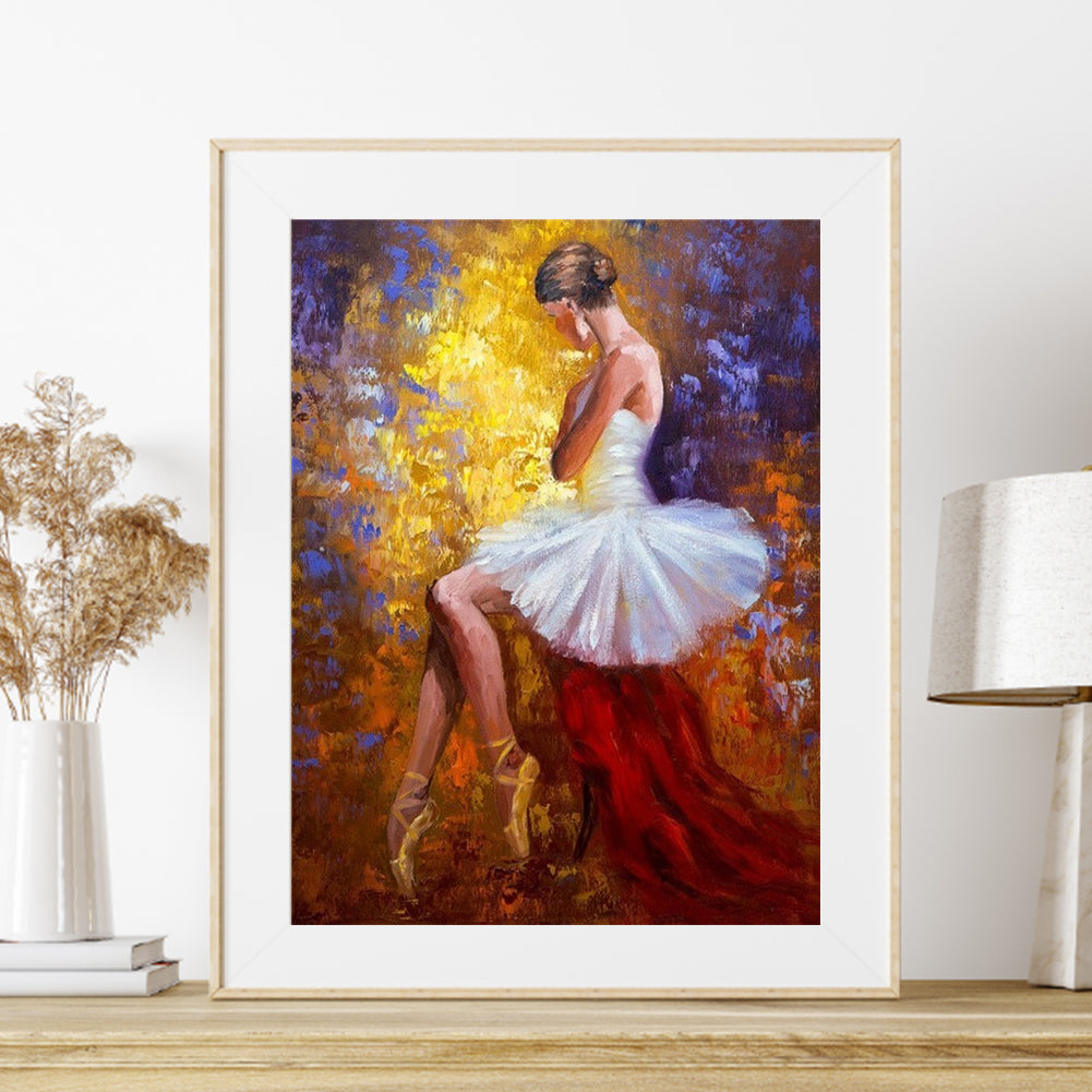 Ballet Girl - Full Round Drill Diamond Painting 30*40CM