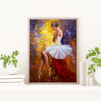 Ballet Girl - Full Round Drill Diamond Painting 30*40CM