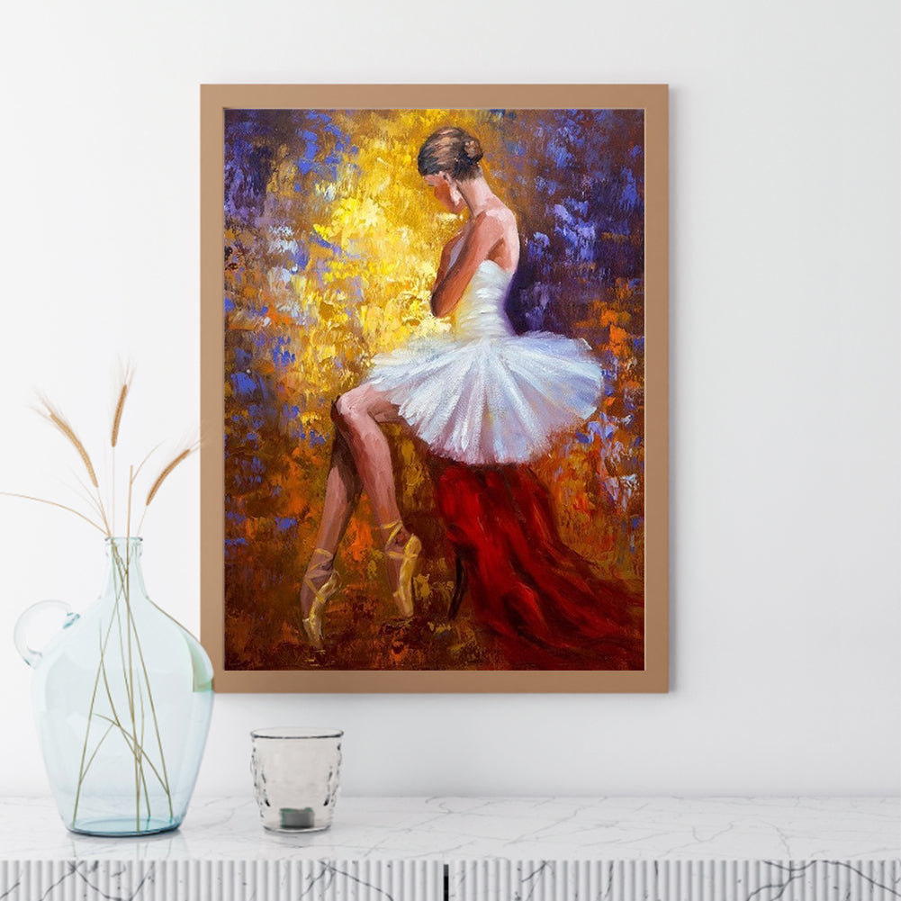 Ballet Girl - Full Round Drill Diamond Painting 30*40CM