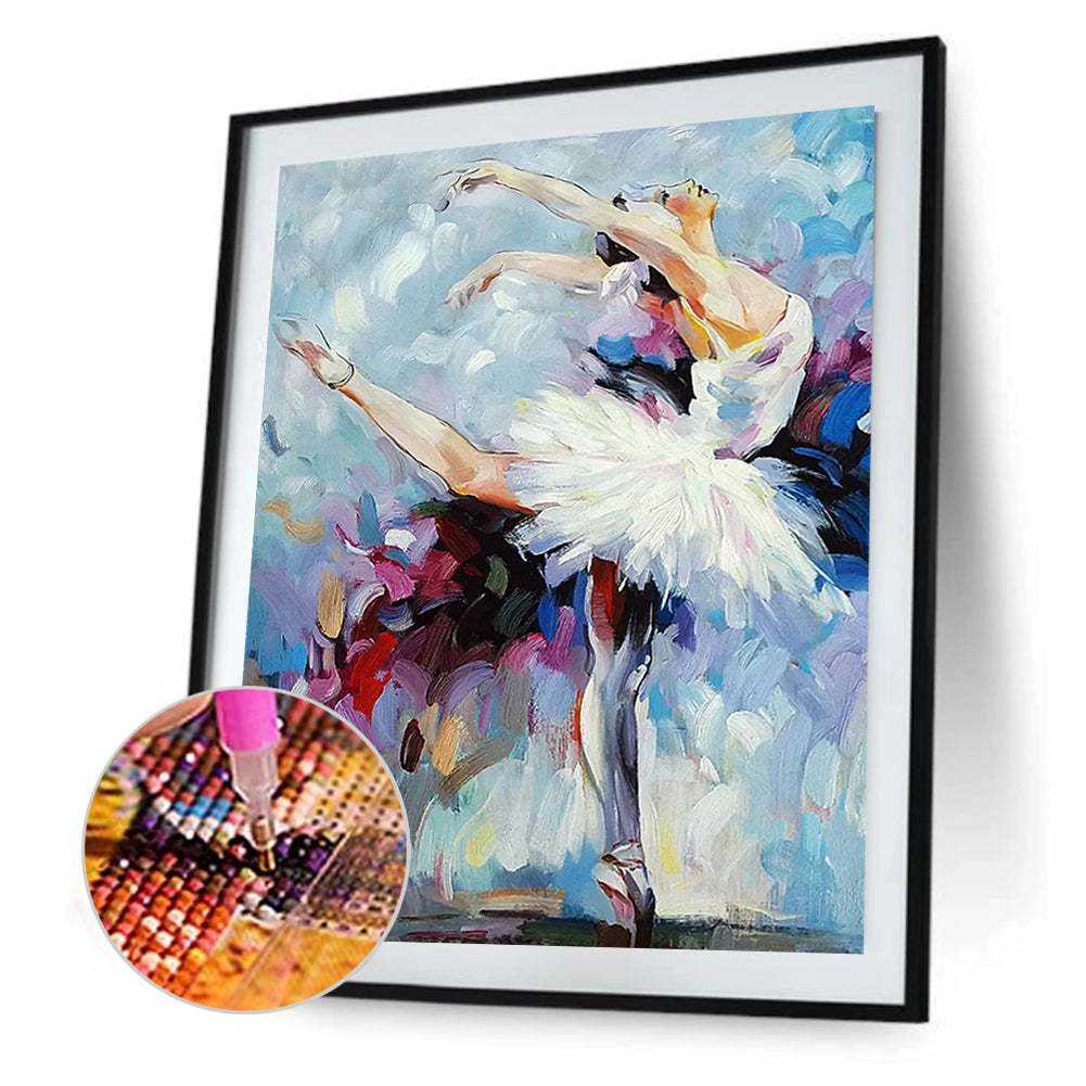 Ballet Girl - Full Round Drill Diamond Painting 30*40CM