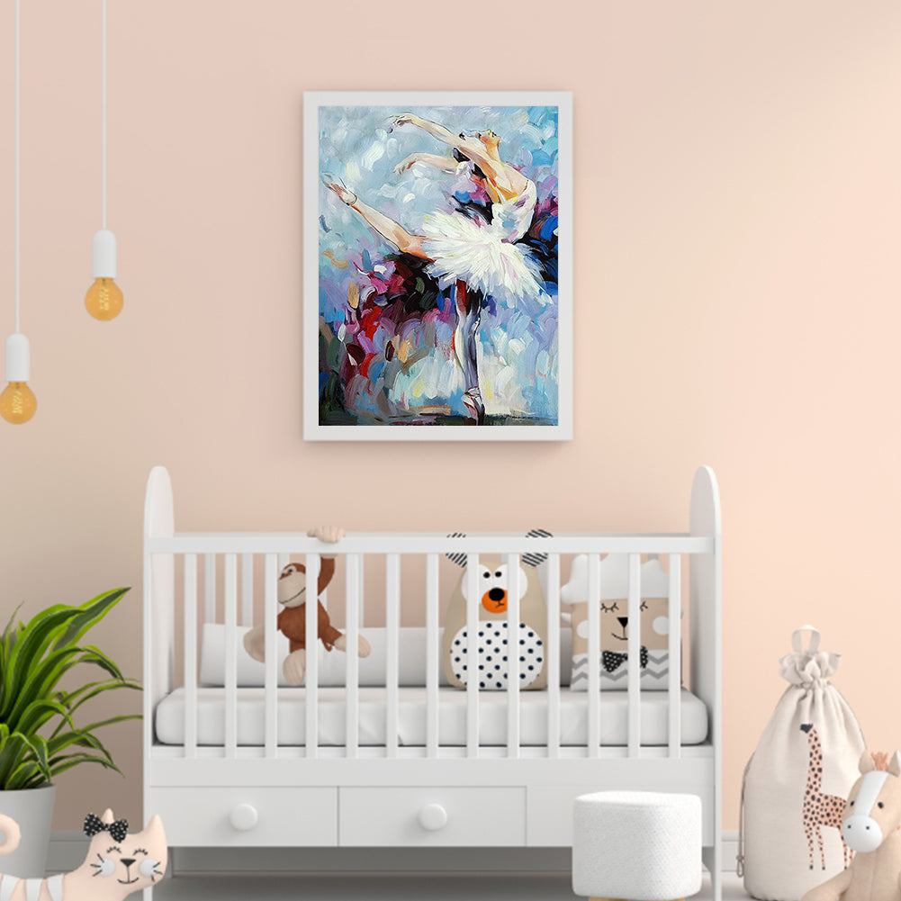 Ballet Girl - Full Round Drill Diamond Painting 30*40CM