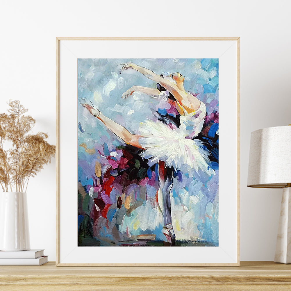 Ballet Girl - Full Round Drill Diamond Painting 30*40CM