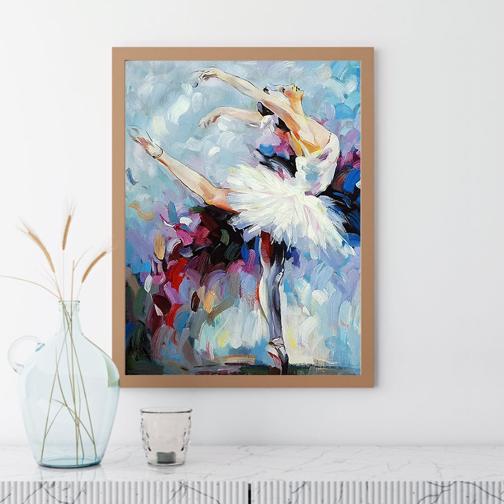 Ballet Girl - Full Round Drill Diamond Painting 30*40CM