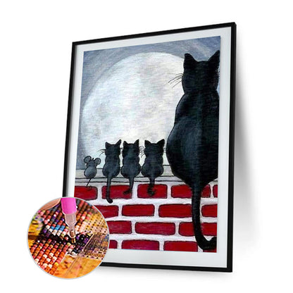 Cat - Full Square Drill Diamond Painting 30*40CM