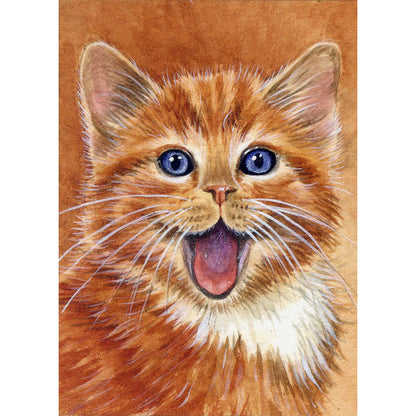 Kitten - Full Square Drill Diamond Painting 30*40CM