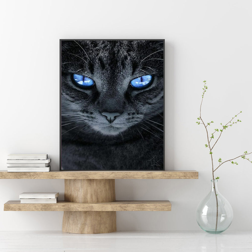 Sharp Cat - Full Square Drill Diamond Painting 30*40CM