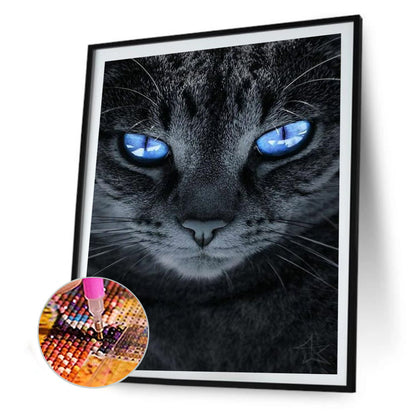 Sharp Cat - Full Square Drill Diamond Painting 30*40CM