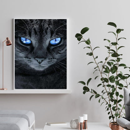 Sharp Cat - Full Square Drill Diamond Painting 30*40CM