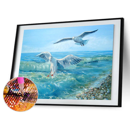 Sea ??Gull - Full Square Drill Diamond Painting 30*40CM