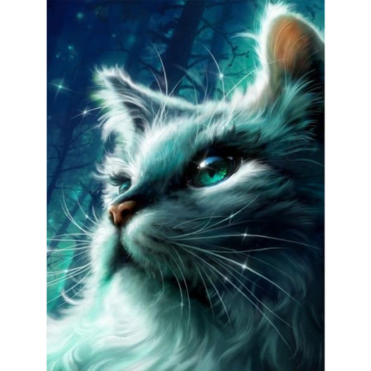 Cat - Full Round Drill Diamond Painting 30*40CM