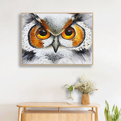 Owl - Full Square Drill Diamond Painting 30X40CM