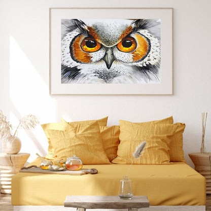 Owl - Full Square Drill Diamond Painting 30X40CM