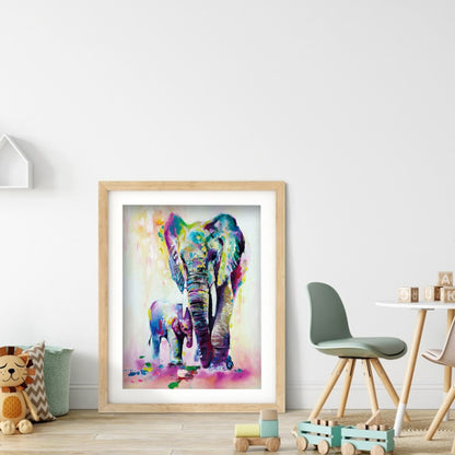 Elephant - Full Square Drill Diamond Painting 30X40CM