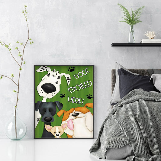 Dog - Full Square Drill Diamond Painting 30X40CM