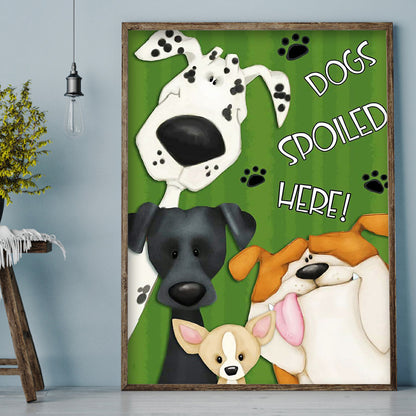 Dog - Full Square Drill Diamond Painting 30X40CM