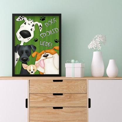 Dog - Full Square Drill Diamond Painting 30X40CM