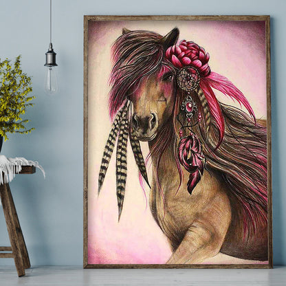 Horse - Full Square Drill Diamond Painting 30X40CM