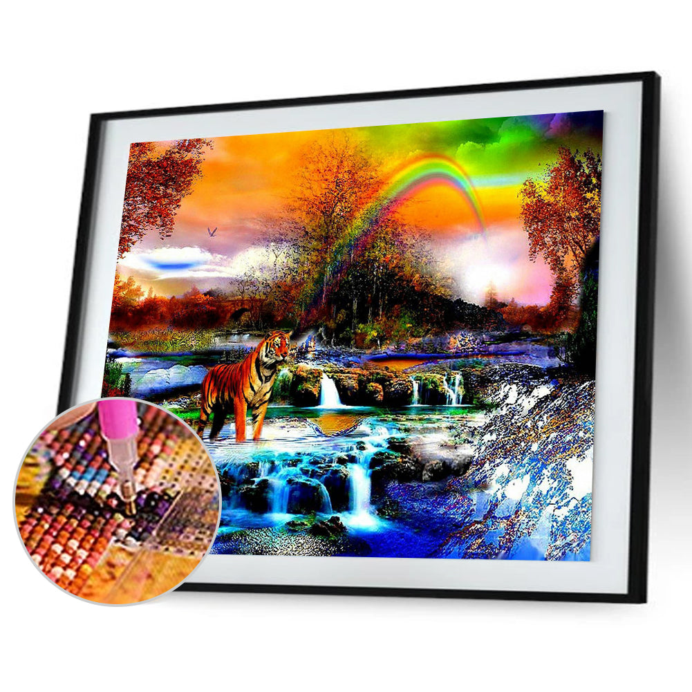 Tiger - Full Square Drill Diamond Painting 30*40CM