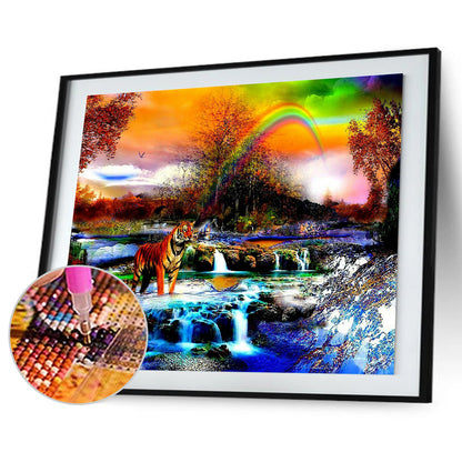 Tiger - Full Square Drill Diamond Painting 30*40CM