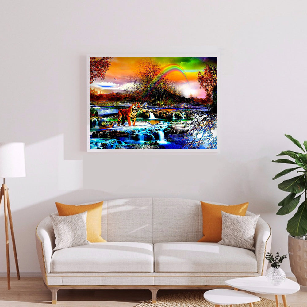 Tiger - Full Square Drill Diamond Painting 30*40CM