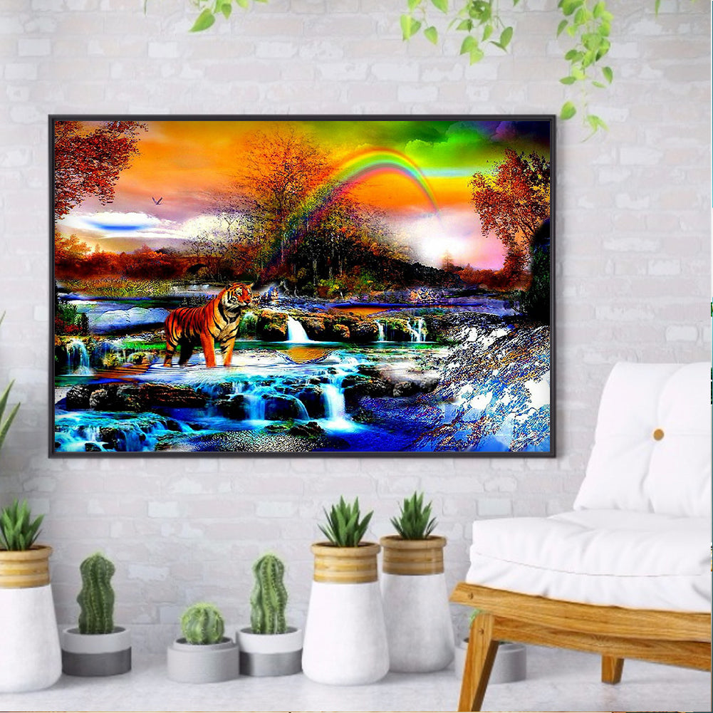 Tiger - Full Square Drill Diamond Painting 30*40CM