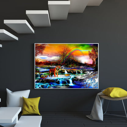 Tiger - Full Square Drill Diamond Painting 30*40CM