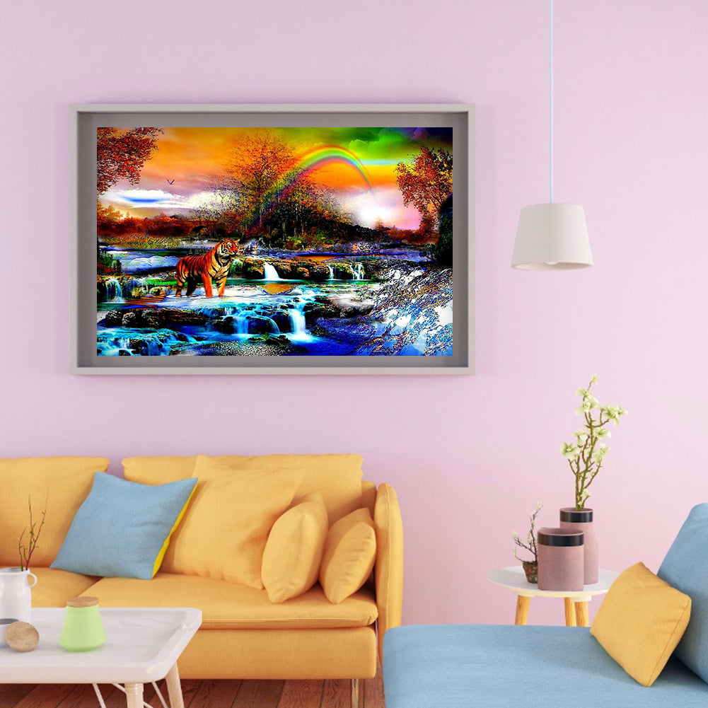 Tiger - Full Square Drill Diamond Painting 30*40CM