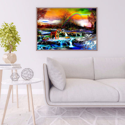 Tiger - Full Square Drill Diamond Painting 30*40CM