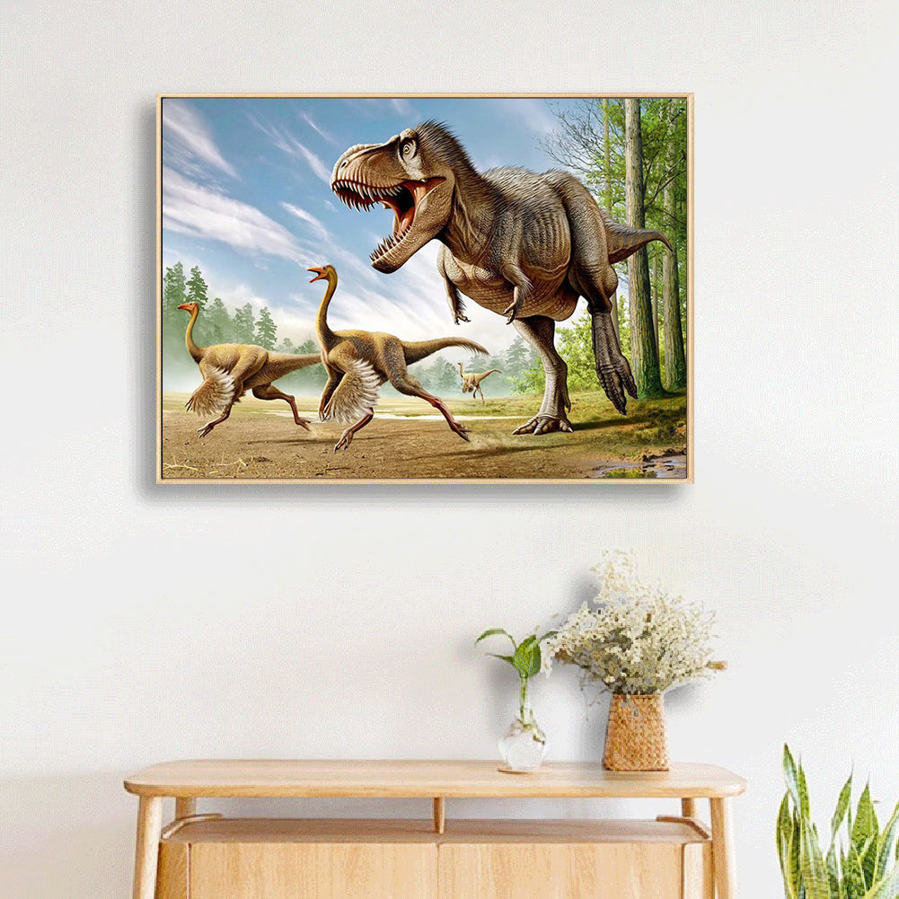 Dinosaur - Full Square Drill Diamond Painting 30*40CM