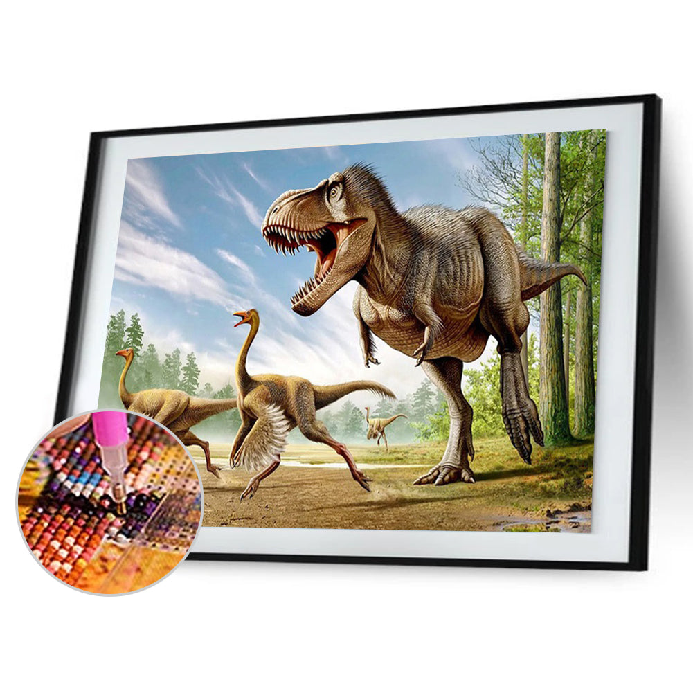 Dinosaur - Full Square Drill Diamond Painting 30*40CM