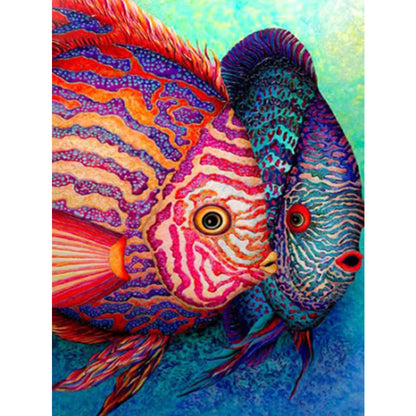 Coral Fish - Full Square Drill Diamond Painting 30*40CM